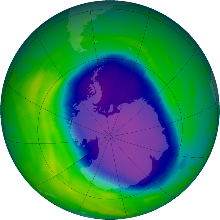 Ozone Map 1996-10-10